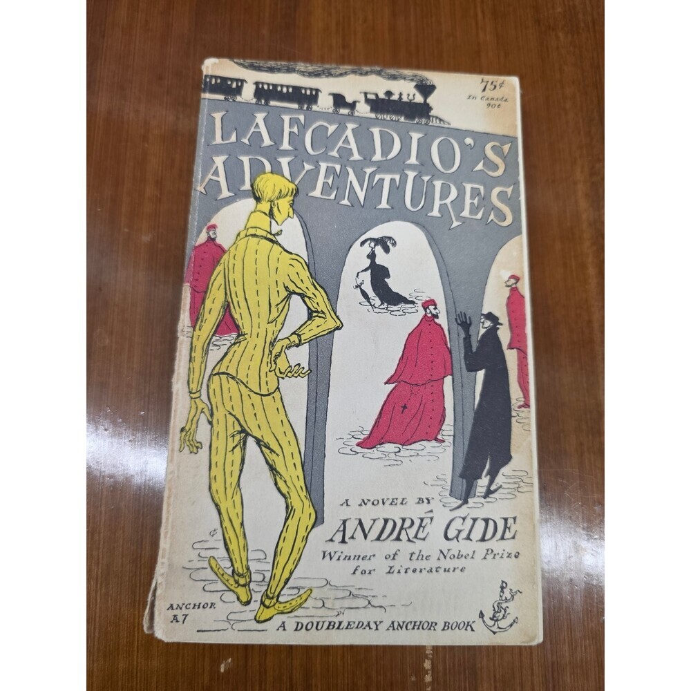 Lafcadio's Adventures André Gide 1953 Anchor Book Modern Fiction Doubleday
